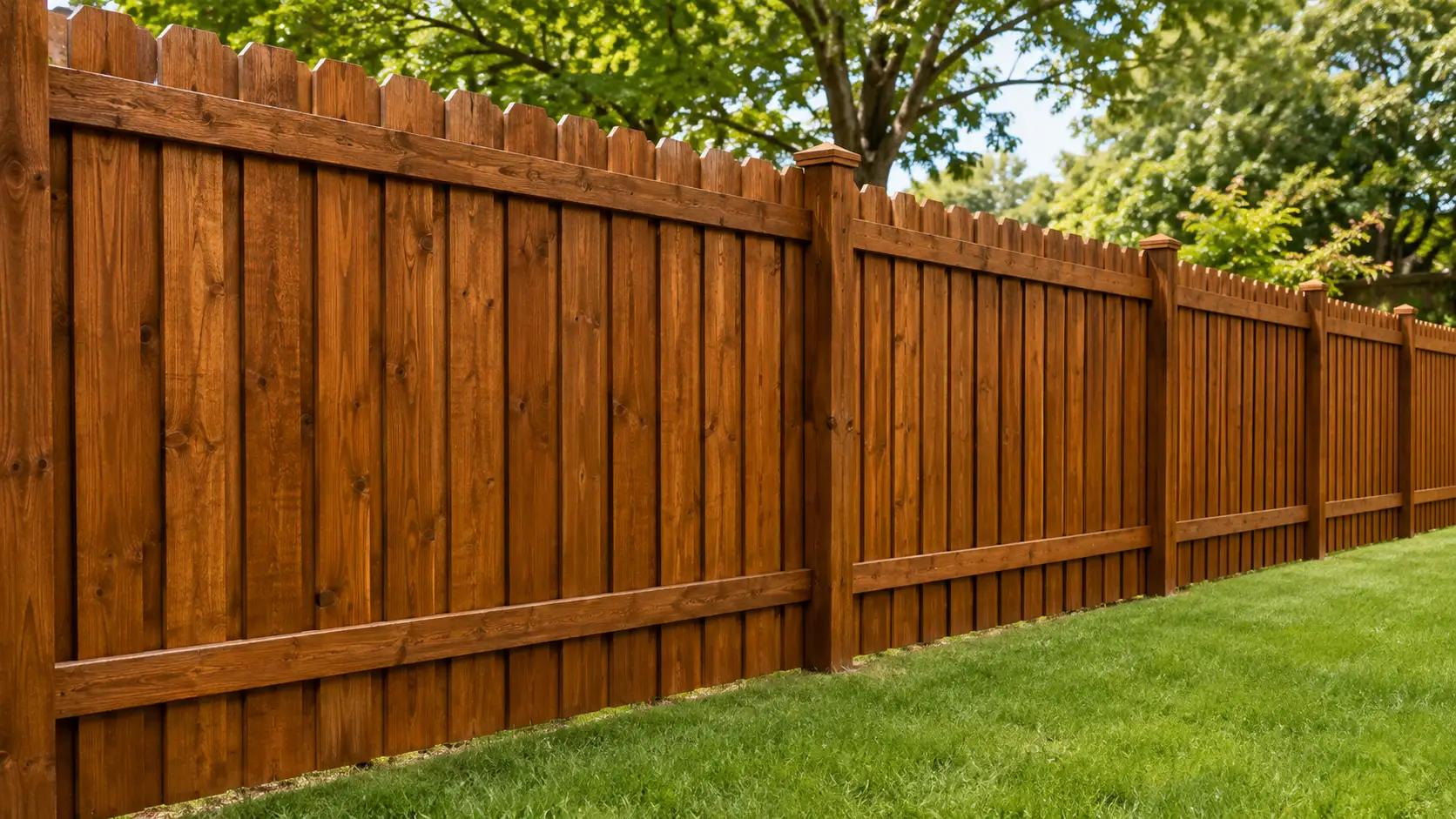 Fence Staining