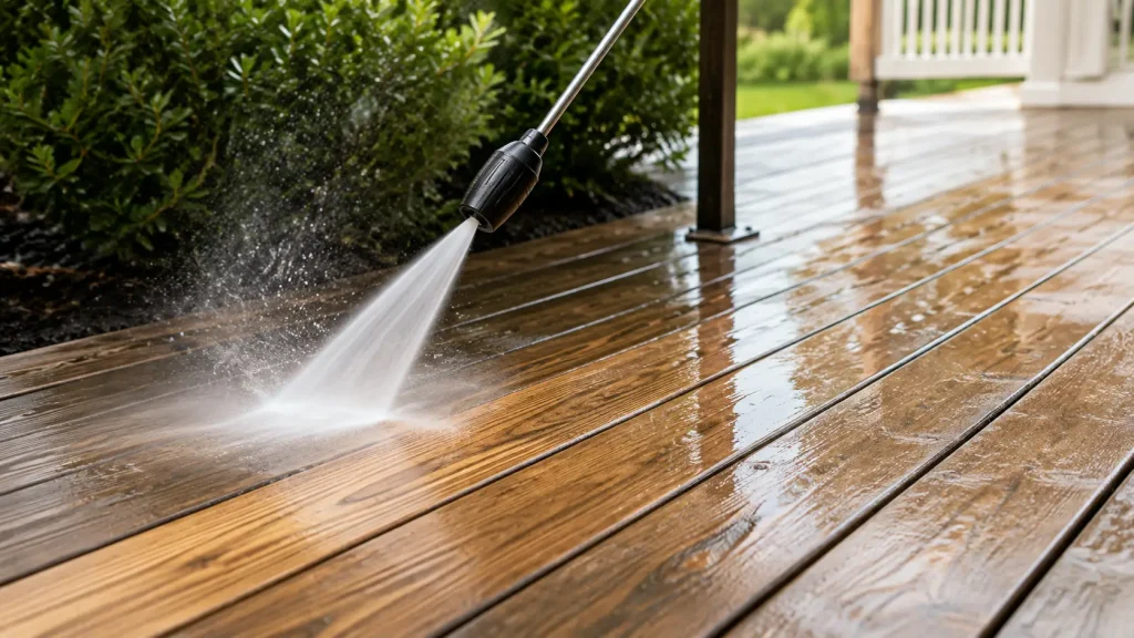 Pressure washing